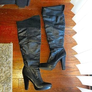 Jessica Simpson Over the Knee Leather Boots (size 9)
